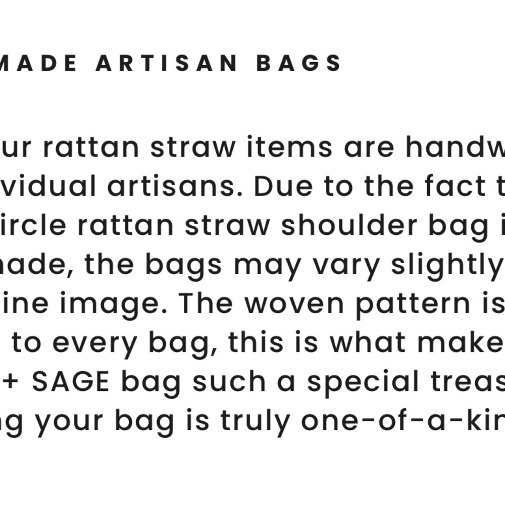 Round Woven Crossbody Bag - Cream and Tan - Picture 8 of 8